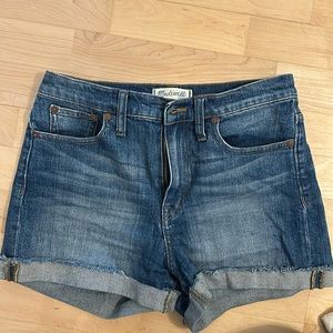 Madewell jean shorts